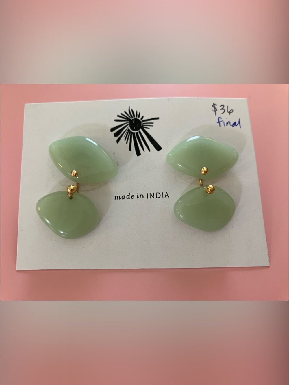 Noonday Collectio Lilypad Earrings